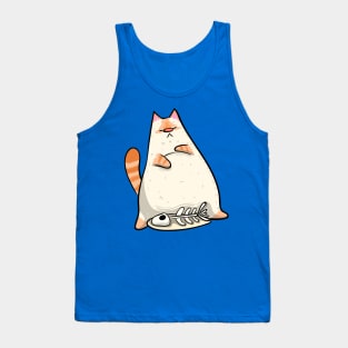 Red Point Siamese - Lazy Cat Design Tank Top